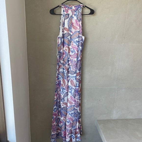 Gorgeous Milly Like New Halter Maxi Dress Size 6 Worn Once - Picture 1 of 7
